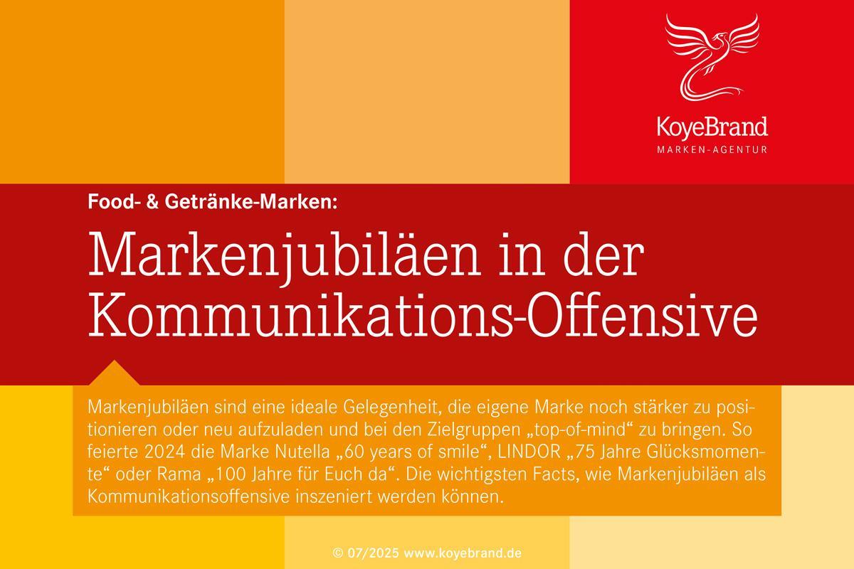 Neues Whitepaper: Markenjubiläen in der Kommunikations-Offensive