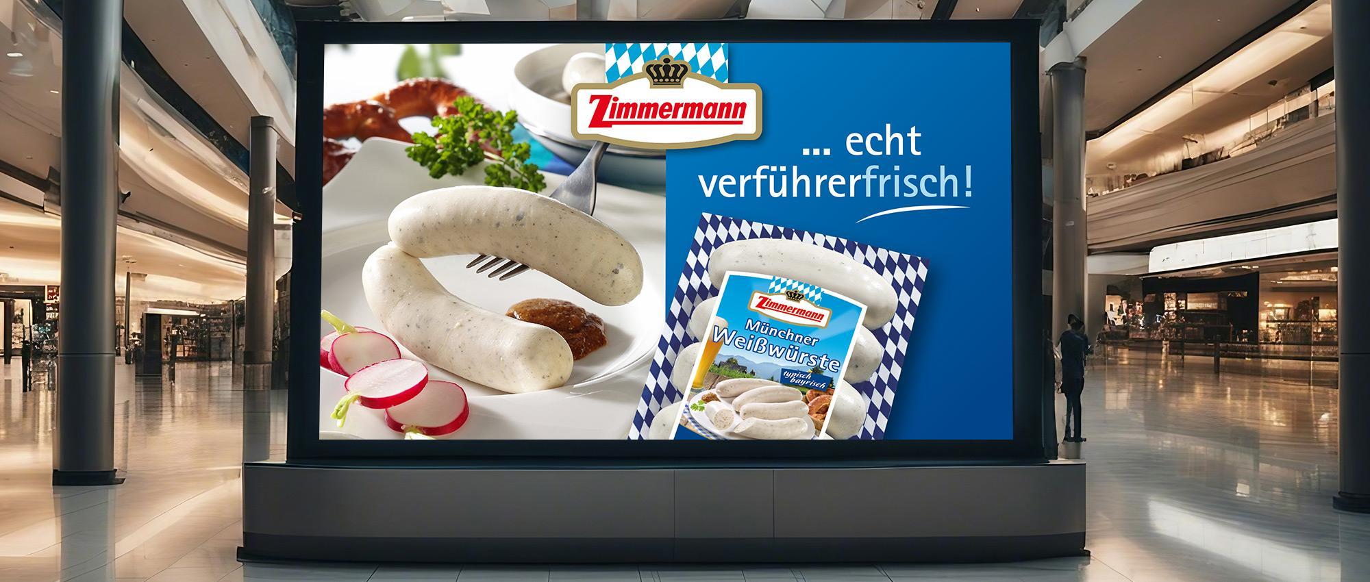 Impactstarke Plakatkampagne für den Marktfürer der Münchner Weisswurst